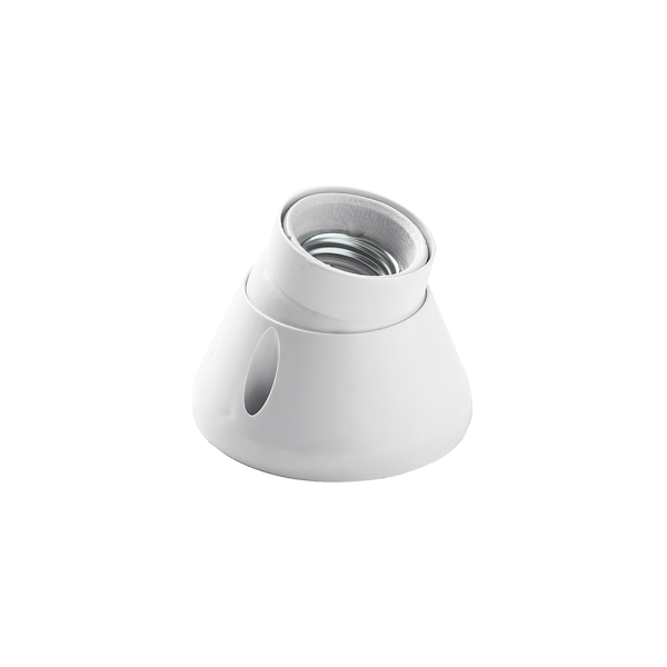 360° oblique E27 lampholder                                                                                                                                                                                                                                    
