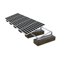 SET SISTEM MONTARE PAMANT SI ACOPERIS PLAT 5kW