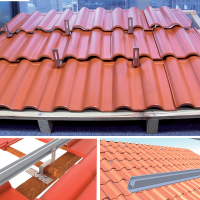 STRUCTURA  MONTAJ PANOU SOLAR 560W 15kW ACOPERIS TIGLA, SET