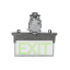 EXIT LED ANTIEX 1,2W, IP67