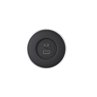 IRIS 1xUSB SOCKET A/C 20W BLACK                                                                                                                                                                                                                                