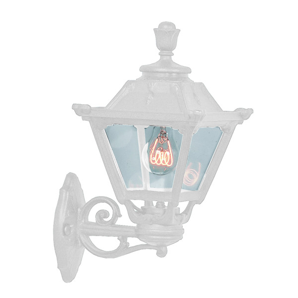 GOLIA WALL LANTERN UPWARD 1XE27 IP55 WHITE                                                                                                                                                                                                                     