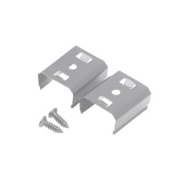 EL-28ECCR CLIPS FOR PROFILE EL-28CR, SILVER, SET                                                                                                                                                                                                               