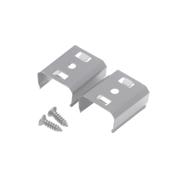 EL-28ECCR CLIPS FOR PROFILE EL-28CR, SILVER, SET                                                                                                                                                                                                               
