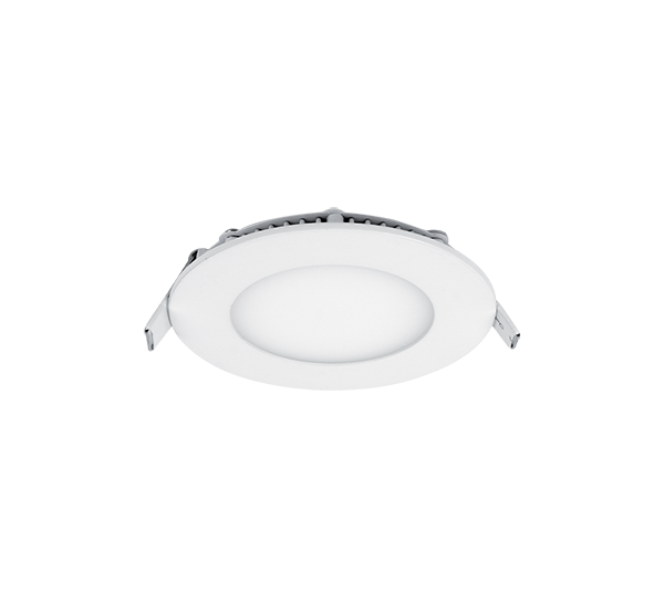 LED PANEL ROTUND 6W ALB RECE D105MM