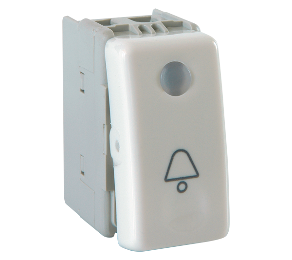 INTRERUPATOR SONERIE CU LUMINA LIFE STYLE ALB