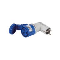 EC690 ADAPTOR SHUKO TO 2P+E 16A IP44                                                                                                                                                                                                                           