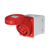 EC690 WALL MOUNT. SOCKET 32A IP67 3P+N+E 346-415V                                                                                                                                                                                                              