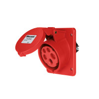 EC690 FLUSH MOUNT. SOCKET 32A IP44 3P+N+E 346-415V                                                                                                                                                                                                             
