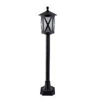 LAMPADAR GRADINA ERIK STAND 1XE27 NEGRU H775mm