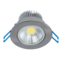 SPOT LED LSLCOB 7W 2700K-3000K 230V SATIN NICHEL