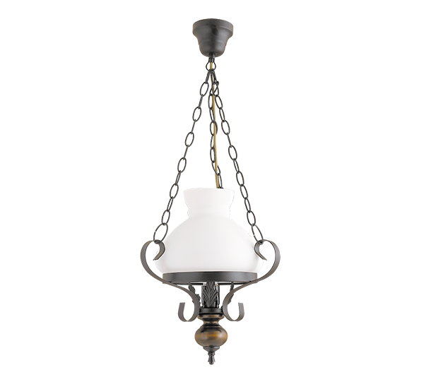 CANDELABRU PETRONEL 7076 1XE27 NEGRU
