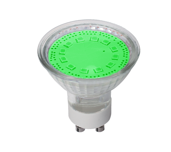 BEC CU LED SMD2835 3W GU10 230V 3000 VERDE