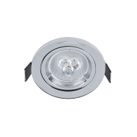 SPOT LED ROTUND METAL 6W GU10 2700K CROM