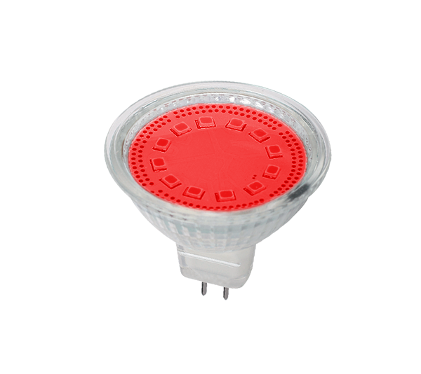 LED20 MR16-ЧЕРВЕНО,1.5W,12V                                                                                                                                                                                                                                    